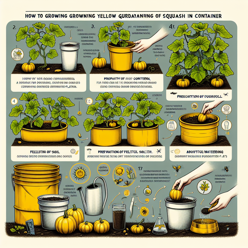 A Guide to Container Gardening for Yellow Squash