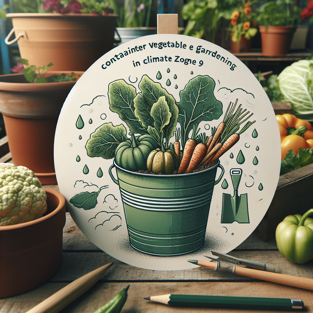 A Guide to Container Vegetable Gardening in Zone 9