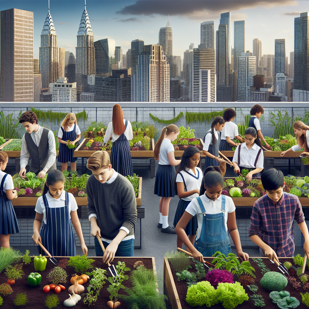 Promoting Urban Farming in Schools and Educational Institutions