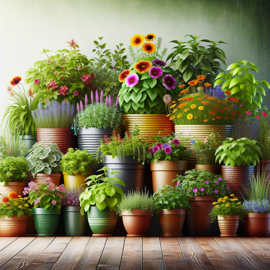Top 10 Easy-to-Grow Container Plants